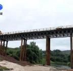 重庆江泸北线高速公路四分部钢便桥施工