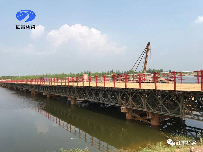 山东泰安徂徕山环山道路钢便桥施工项目