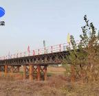 兰考至太康高速二标惠济河大桥钢栈桥工程