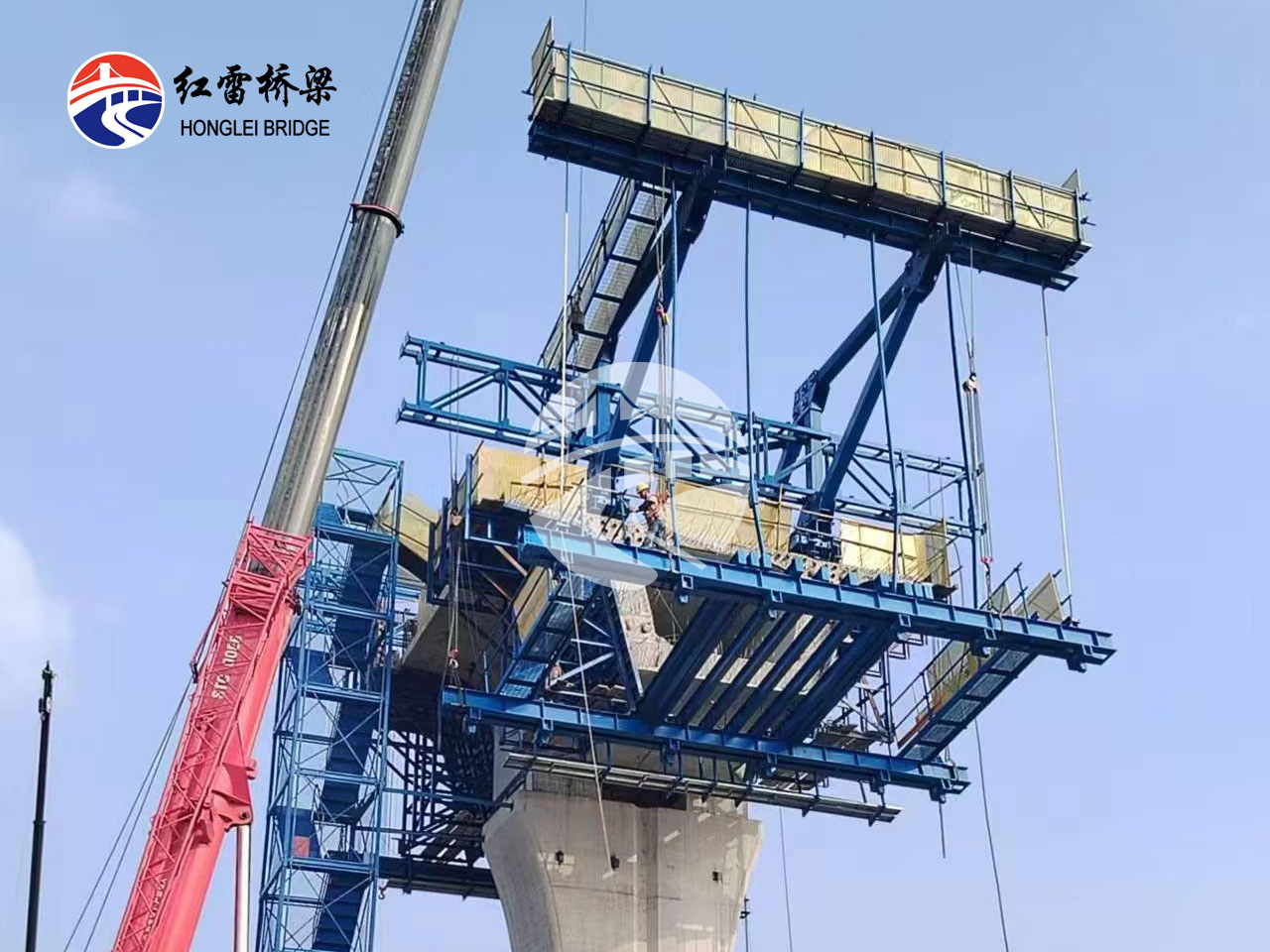 合肥新桥机场S1线挂篮完美呈现