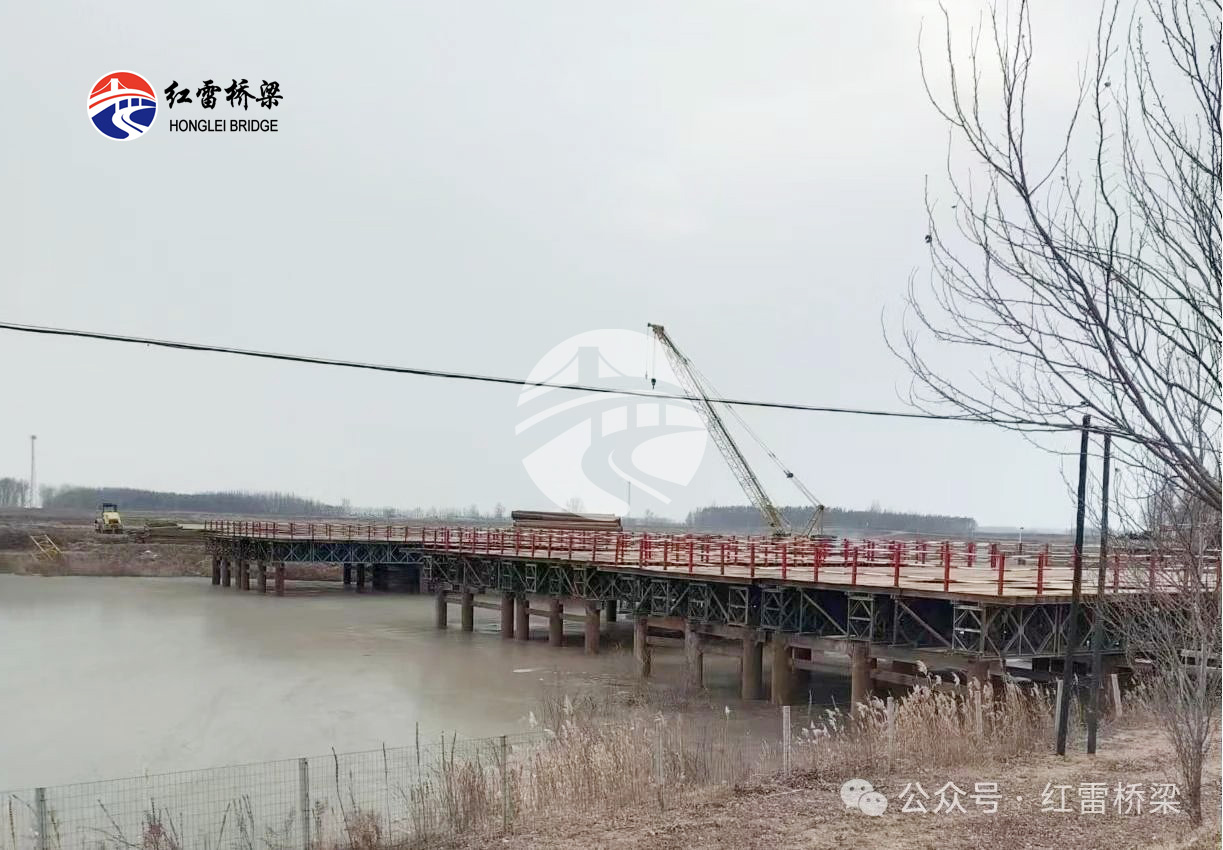 佳木斯至同江铁路扩能改造工程2标钢便桥