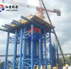 甬金衢上高速公路金华城区段穿越金温线立交工程连续梁及下部结构施工