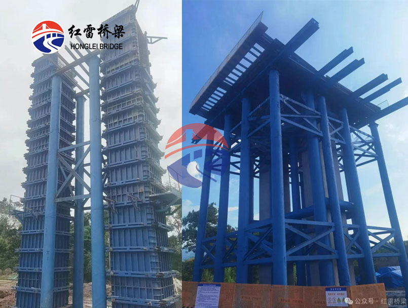 甬金衢上高速公路金华城区段穿越金温线立交工程主桥施工